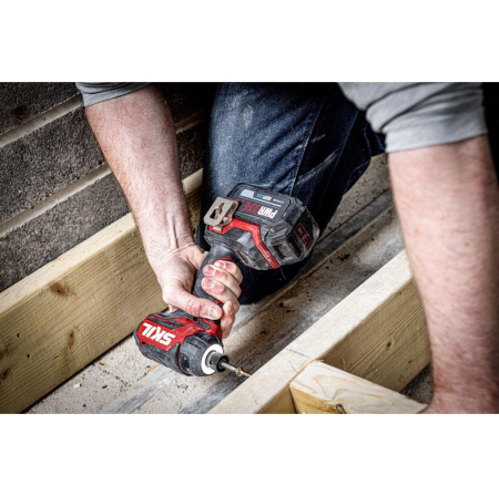 SKIL 3225 JA surubelnita cu impact cu acumulator Compact Brushless, cuplu 250 nm, set 6 biti + geanta de transport, doar corpul [2]