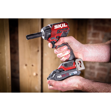 SKIL 3265 JA cheie de impact cu acumulator, compact Brushless, cuplu maxim 250 nm, cu adaptor hexagonal 3/8' - 1/2', geanta de transport, doar corpul [9]