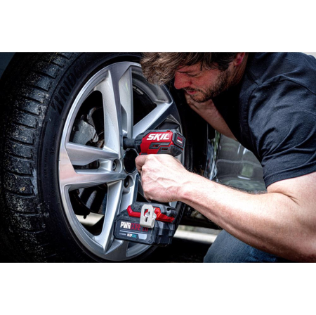 SKIL 3265 JA cheie de impact cu acumulator, compact Brushless, cuplu maxim 250 nm, cu adaptor hexagonal 3/8' - 1/2', geanta de transport, doar corpul [1]