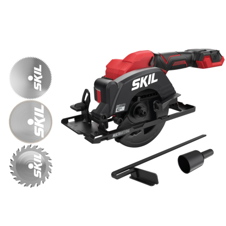 Întreținere casă și fermă - SKIL 3540 CA Mini fierastrau cu acumulator „Compact brushless“, turatie 6000 /min, 3 lame de schimb, doar corpul