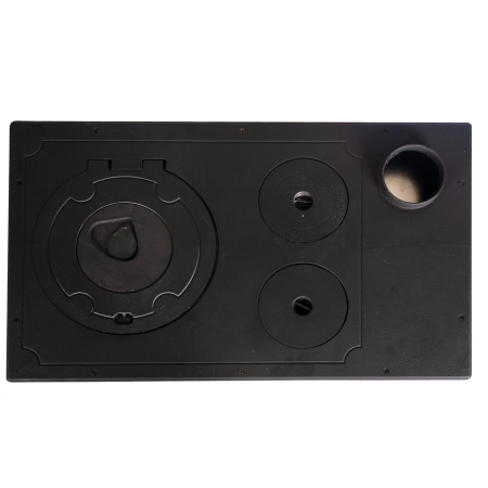 Soba pe lemne 9kW Grand Fantazia Lux, cos dreapta [4]