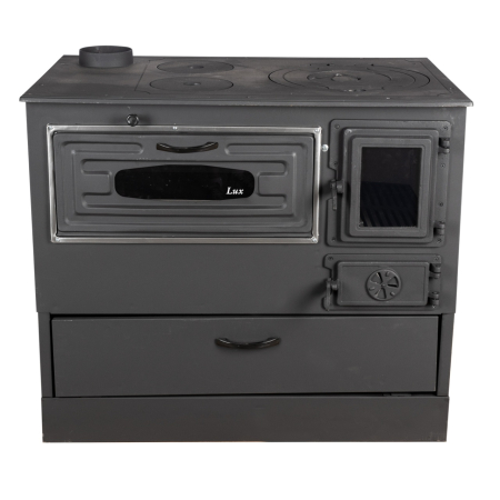 Incalzire pe Lemne - Soba pe lemne 9kW Grand Fantazia Lux, cos stanga