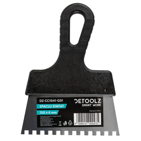 Accesorii Constructii - Spaclu zimtat Detoolz, 150x6mm G01