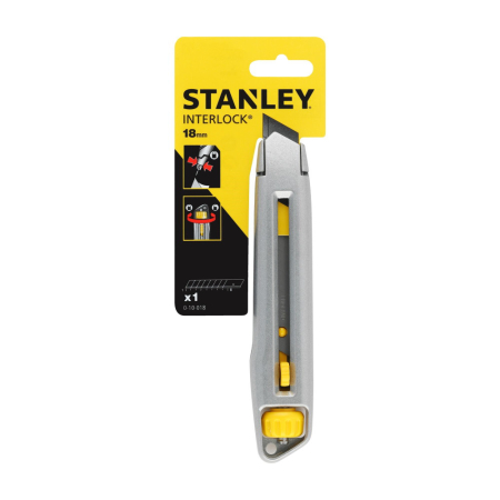 Stanley 0-10-018, Cutter interlock metalic, 165mm + o lama segmentata 18mm [9]
