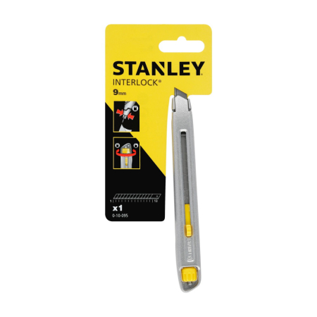 Stanley 0-10-095, Cutter interlock metalic, 135mm + o lama segmentata 9mm [2]