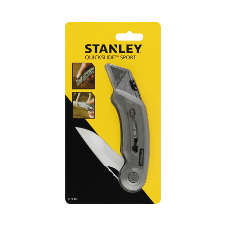Stanley 0-10-813, Cutit uilitar sport Quickslide, lama cu zimti + slider cu lama de zinc, 120mm [9]