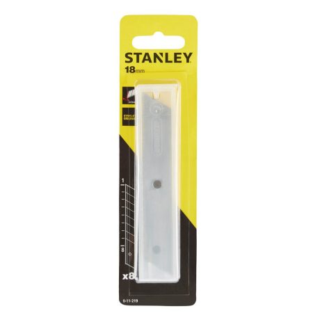 Stanley 0-11-219, Set de 8 lame segmentate cu lungimea de 110mm si latimea de 18mm [1]