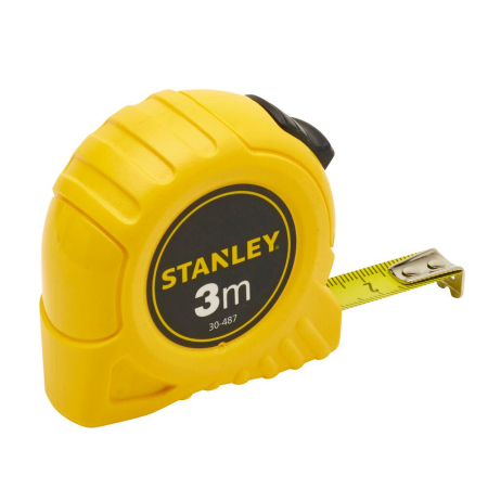 Stanley 0-30-487, ruleta clasica 3m, protectie Tylon, tru-zero, 3m x 12.7mm, blister [1]