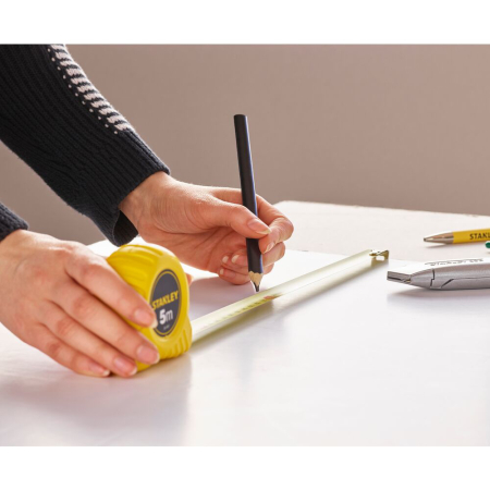 Stanley 0-30-497, ruleta clasica 5m, protectie Tylon, tru-zero, 5m x 19mm, blister [6]