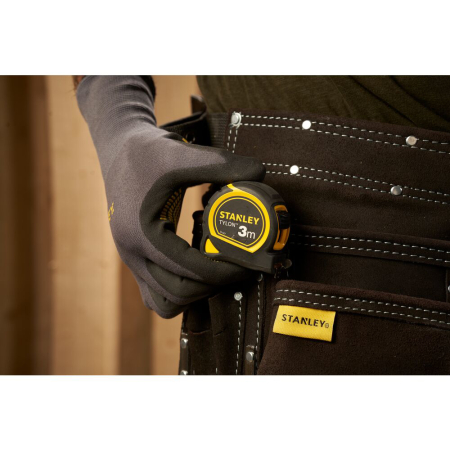 Stanley 0-30-687, ruleta Tylon 3m, tru-zero, protectie din cauciuc, anti-alunecare, 3m x 13mm, blister [9]