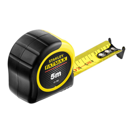 Stanley 0-33-720, ruleta fatmax 5m, Mylar®, BladeArmor, tru-zero, rupere la 3.35m, 5m x 32mm, blister [4]