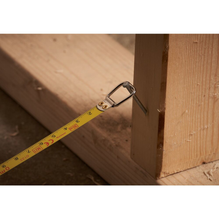 Stanley 0-34-108, ruleta inchisa cu banda de otel 30m, carlig pliabil, lama protejata, manivela pentru mulinare, 30m x 10mm, blister [6]