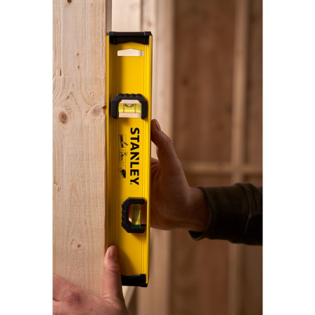 Stanley 0-42-072, Nivela basic I-Beam, 30cm, 2 fiole, precizie de 2mm/m [2]