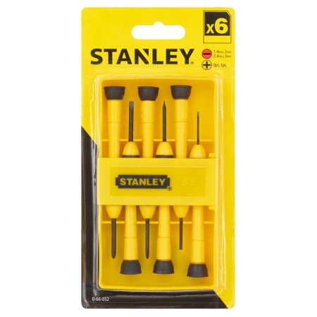Stanley 0-66-052, Set 6 surubelnite de precizie cu varf drept si PH [1]