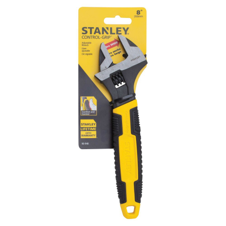 Stanley 0-90-948, MaxSteel, cheie reglabila, otel crom-vanadium, cap inclinat, lungime 200mm (8'), deschidere 31mm [10]