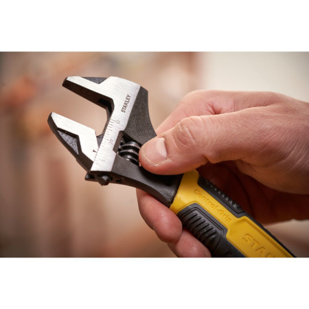 Stanley 0-90-950, MaxSteel, cheie reglabila, otel crom-vanadium, cap inclinat, lungime 300mm (12'), deschidere 39mm [20]