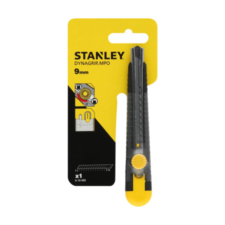 Stanley 1-10-409, Cutter DynaGrip, sistem de blocare a lamei cu rotita, 135mm + o lama segmentata 9mm [3]