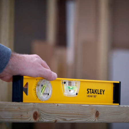 Stanley 1-42-919, nivela i-beam, 40 cm, 2 fiole, 180° [1]