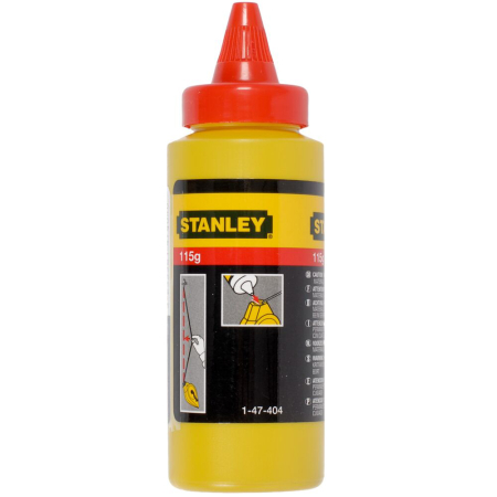 Consumabile si accesorii - Stanley 1-47-804, praf de creta, 225G, rosie