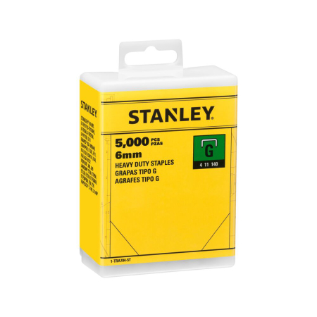 Stanley 1-TRA704-5T, capse pentru aplicatii profesionale, 6mm, 5000 buc tip G 4/11/140, blister [1]
