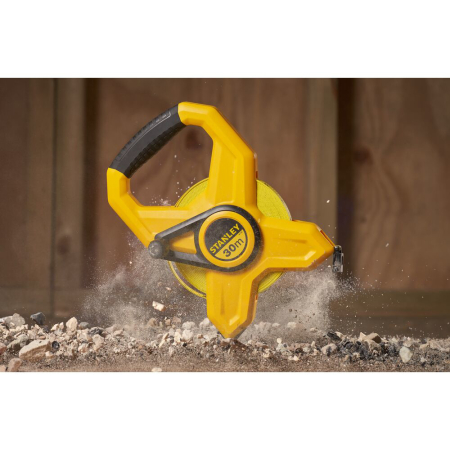 Stanley 2-34-792, ruleta deschisa cu banda din fibra de sticla 30m, masurari de precizie, tru-zero, rezistenta la coroziune, 30m x 13mm, blister [7]