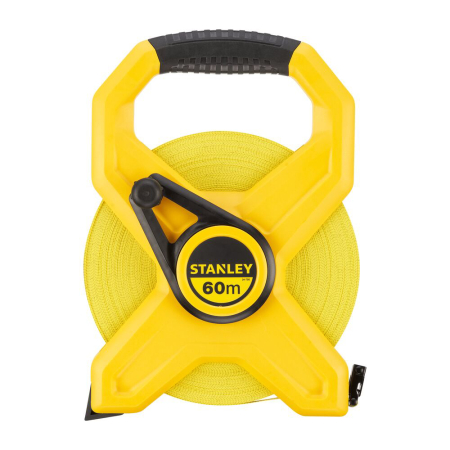Scule de mana - Stanley 2-34-795, ruleta deschisa cu banda din fibra de sticla 60m, masurari de precizie, tru-zero, rezistenta la coroziune, 60m x 13mm, blister