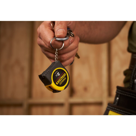 Stanley FMHT1-33856, ruleta tip breloc FatMax 2m, Tru-Zero, buton de blocare a lamei Slide LockTM, 2m x 13mm, blister [3]