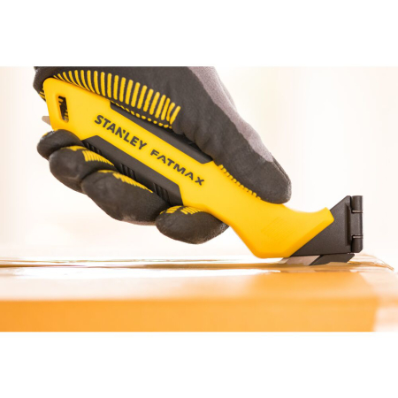 Stanley FMHT10373-0, Cutter prin tragere, pentru carton, maner cauciucat, lama trapezoidala [11]
