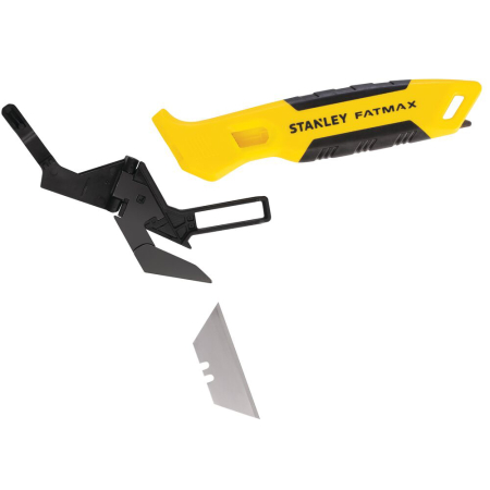 Stanley FMHT10373-0, Cutter prin tragere, pentru carton, maner cauciucat, lama trapezoidala [4]