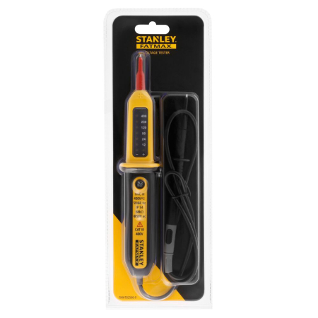 Stanley FMHT82566-0, tester de tensiune cu LED Fatmax, 400V CA/CC cu functie de disjunctor rezidual [1]