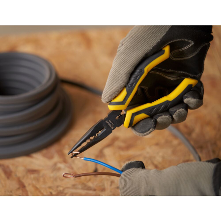 Stanley STHT0-74364, cleste dynagrip combinat, cu varf lung, 200 mm, blister [7]