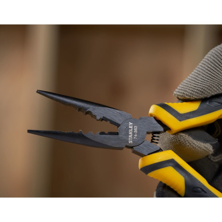 Stanley STHT0-74364, cleste dynagrip combinat, cu varf lung, 200 mm, blister [5]