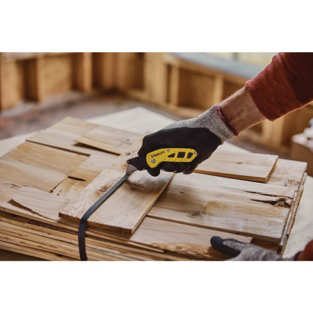 Stanley STHT10424-0, Cutter pliabil cu lama fixa, 140mm + o lama trapezoidala 62mm [11]