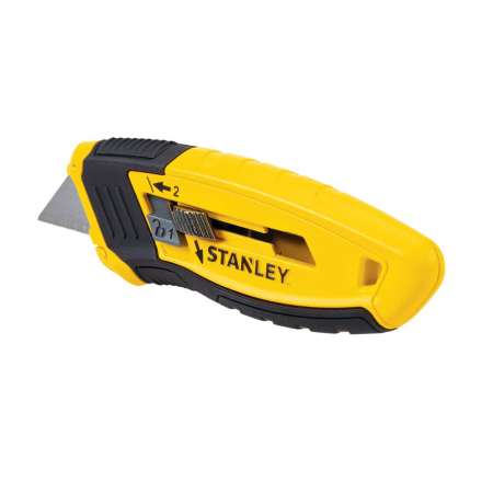 Stanley STHT10432-0, Cutter compact cu lama retractabila, 135mm + o lama trapezoidala 62mm [2]
