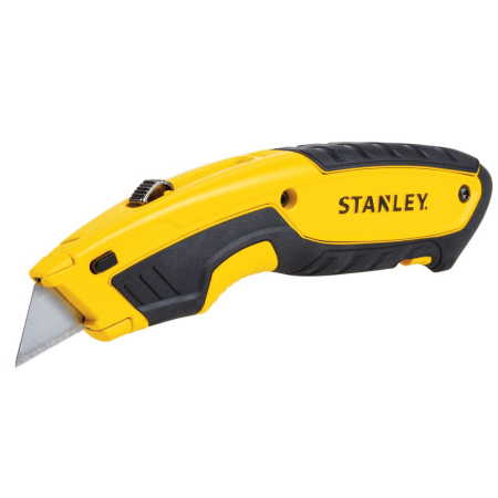Cutite, cuttere si lame - Stanley STHT10479-0, Cutter Premium cu lama retractabila, 175mm + 3 lame trapezoidale 62mm