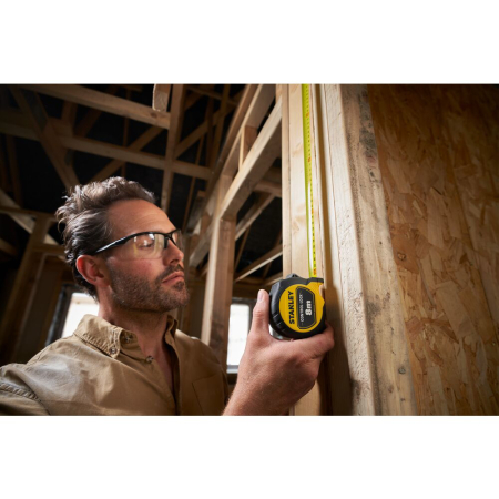 Stanley STHT37232-0, Ruleta 8m CONTROL-LOCK™, BladeArmor®, protectie din cauciuc, frana de deget, magnet detasabil, rupere la 3.5m, tru-zero, 8m x 25mm [13]