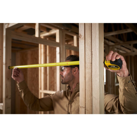 Stanley STHT37232-0, Ruleta 8m CONTROL-LOCK™, BladeArmor®, protectie din cauciuc, frana de deget, magnet detasabil, rupere la 3.5m, tru-zero, 8m x 25mm [12]