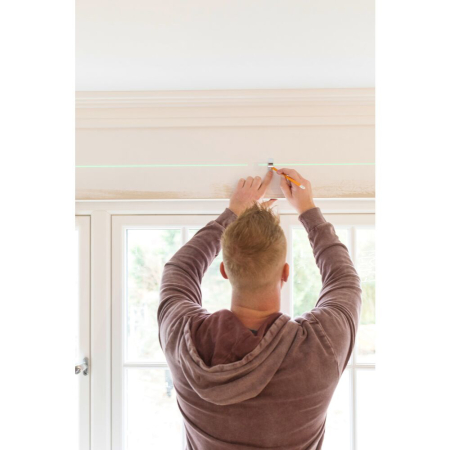 Stanley STHT77592-1, nivela laser cross 90, cu linie in cruce + un fascicul 90 grade, lumina verde, auto-nivelare, prindere cu clema, QuickLink, raza actiune 12m, include 2 baterii AA, clema si husa [12]