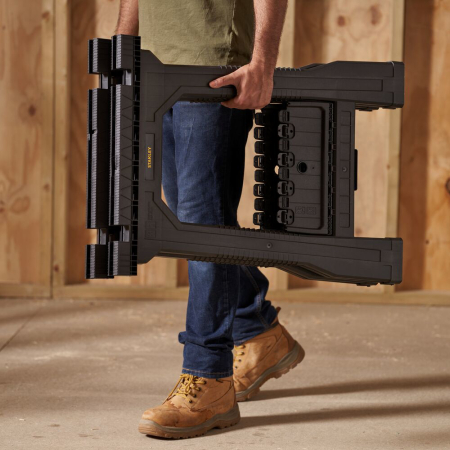 Stanley STST1-70355, Pereche capre pliabile pentru taiat lemne, capacitate maxima 362kg [6]