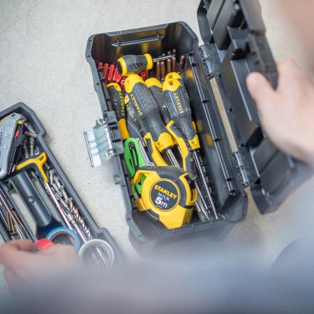 Stanley STST1-75518, cutie essential 16' cu inchidere metalica si 2 organizatoare [2]