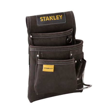 Stanley STST1-80114, suport din piele pentru curea, 3 buzunare pentru scule [2]