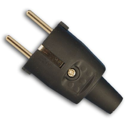 Echipamente electrice - STECHER LINIAR CAUCIUCAT CU MANSON / NEGRU