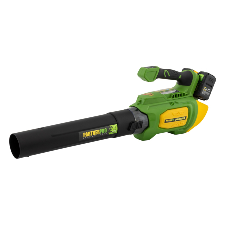 Întreținere casă și fermă - Suflanta pe acumulator PARTNERPRO PP8A519 , 2x20V 4Ah, 1 incarcator dublu, 9000-19000 RPM, 55 m/s