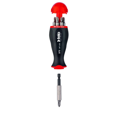 Surubelnita cu magazie si bitholder, Felo, 8 biti + adaptor [1]