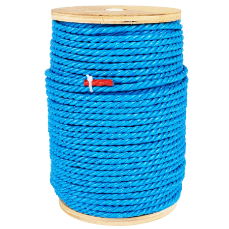 Gradinarit - Tambur sfoara polipropilena Micul Fermier, fir rasucit, diametru 6mm, lungime 100m