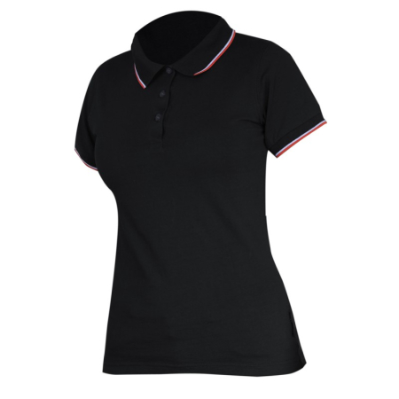 Organizare depozitare, protectie - TRICOU BUMBAC POLO (DAMA) / NEGRU - M