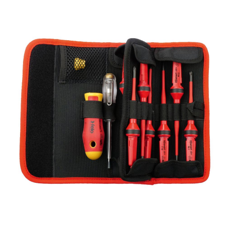 Surubelnite - Trusa de surubelnite izolate VDE, Felo E-SMART, 12 piese
