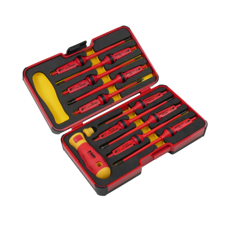 Surubelnite - Trusa de surubelnite izolate VDE, Felo E-SMART, XL-Strongbox, 12 piese