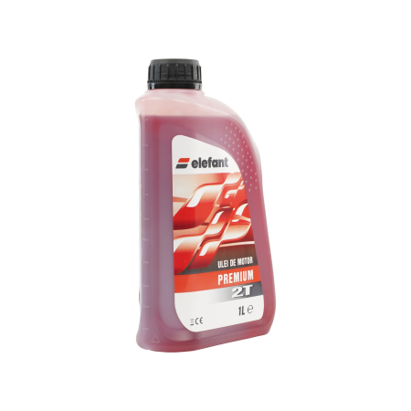 Întreținere casă și fermă - ULEI PREMIUM AMESTEC 2T ,ROSU , 1L Elefant