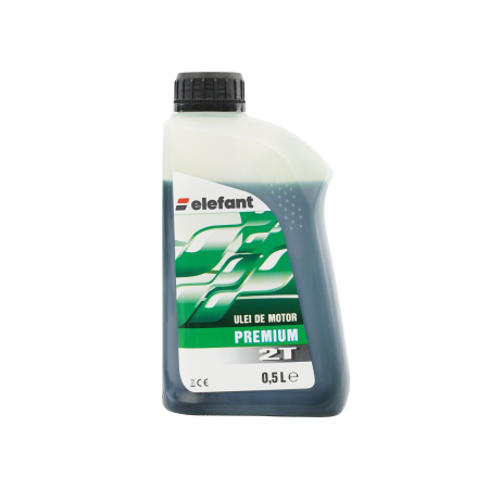 Întreținere casă și fermă - ULEI PREMIUM AMESTEC 2T, VERDE, 0.5L, Elefant
